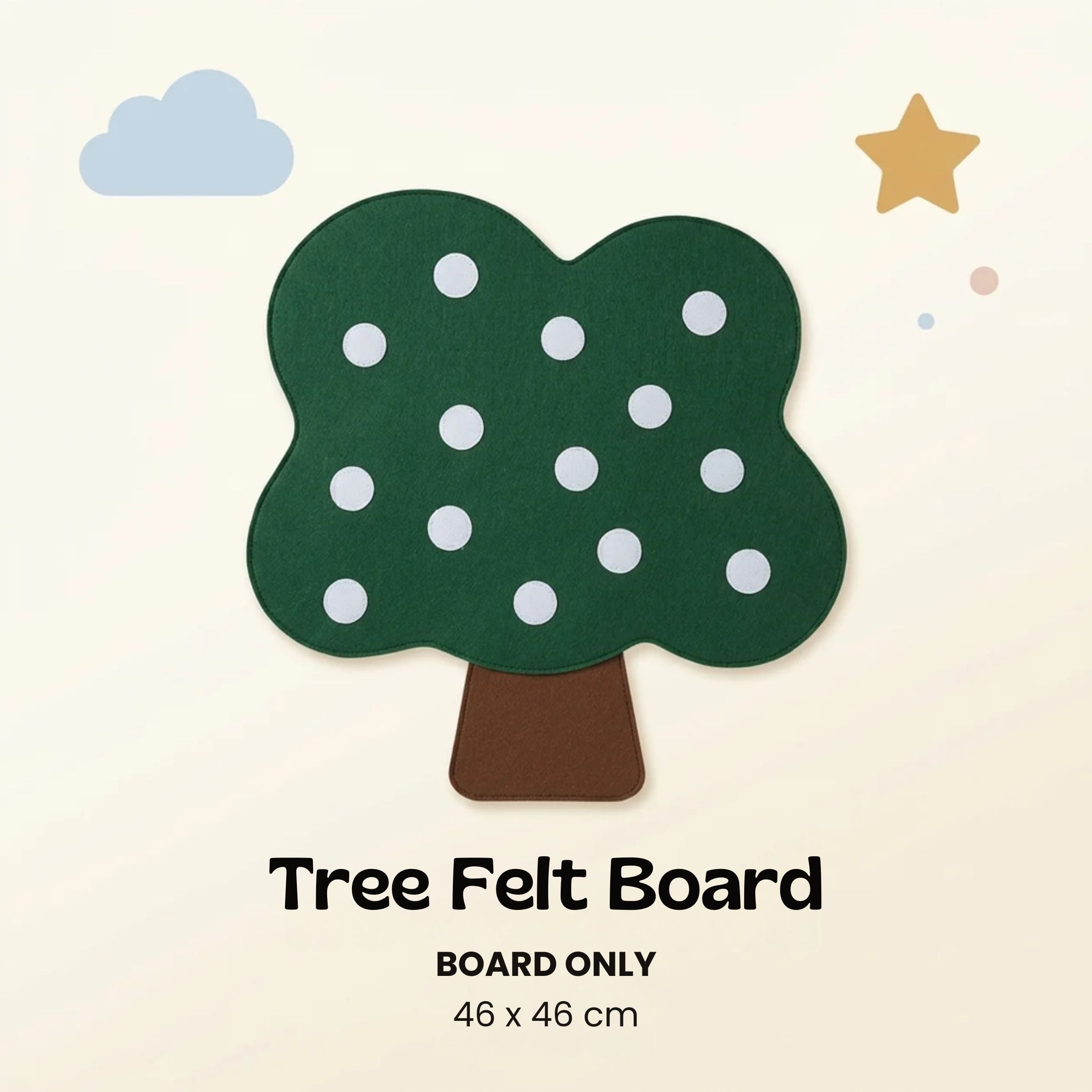 nylyCas™ ApplePatch Felt Food Sorting Board