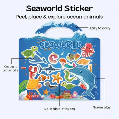 nylyCas™ CarryScene Reusable Sticker Book