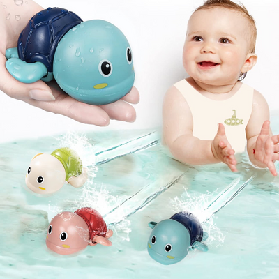 nylyCas™ 3-Pack Turtle Bathtub Toys