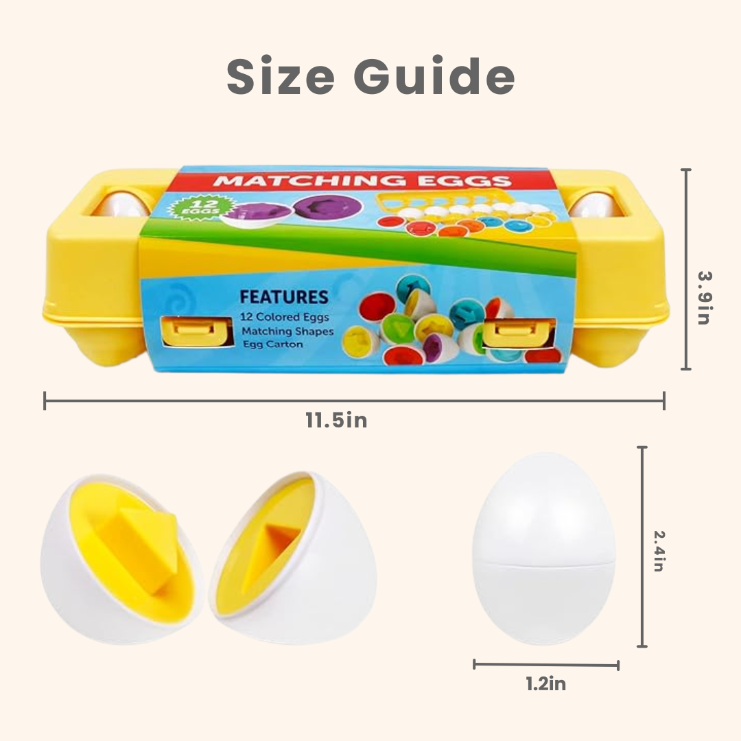 nylyCas™ Montessori Geometric Eggs