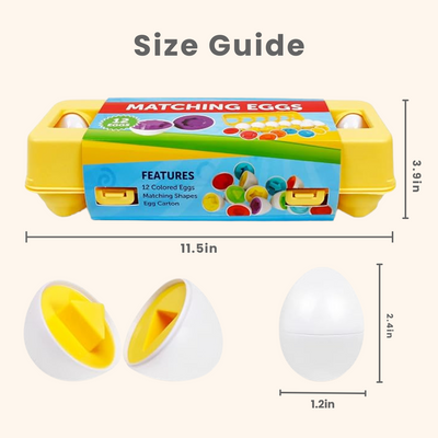 nylyCas™ Montessori Geometric Eggs