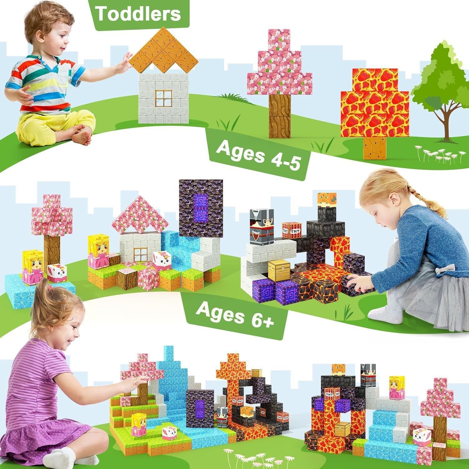 STEM Learning Magnetic Building Blocks