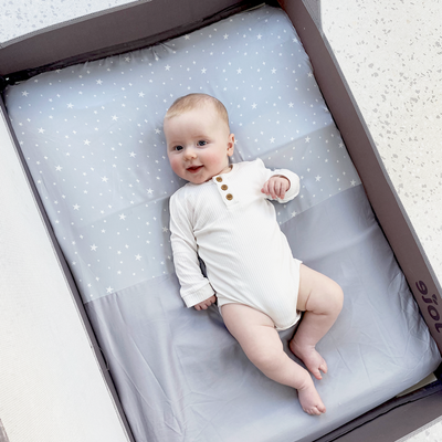 Half Silk Mini Crib/Play Yard Sheet