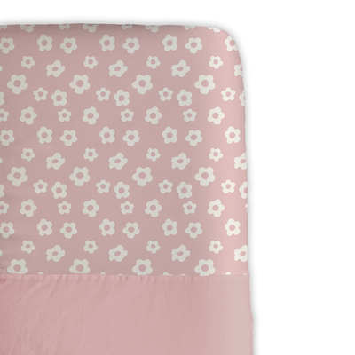 Half Silk Mini Crib/Play Yard Sheet