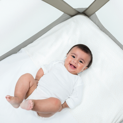 Half Silk Mini Crib/Play Yard Sheet