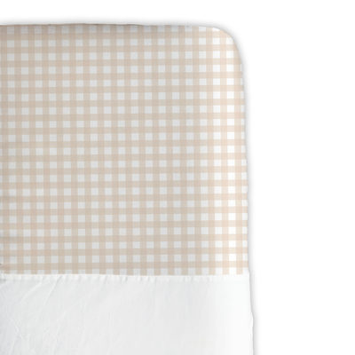 Half Silk Mini Crib/Play Yard Sheet