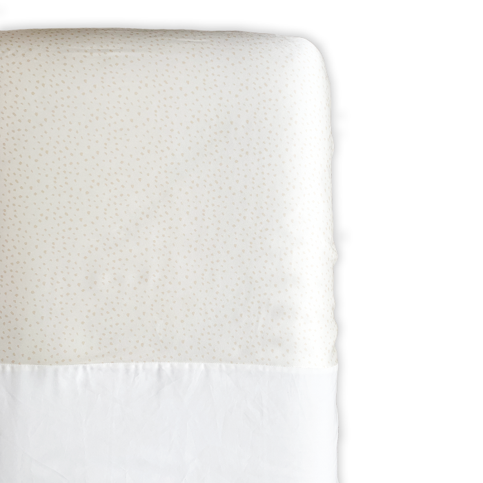 Half Silk Mini Crib/Play Yard Sheet
