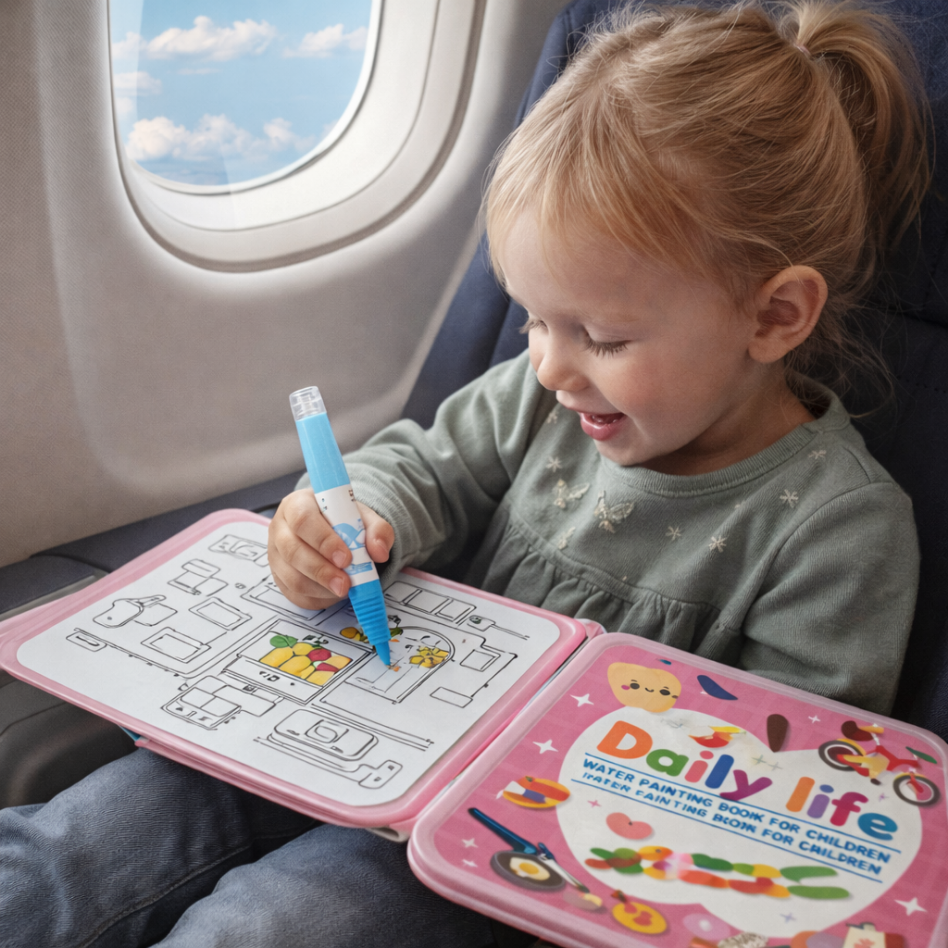 nylyCas™ Magic Water Coloring Book