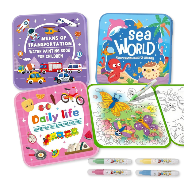 nylyCas™ Magic Water Coloring Book