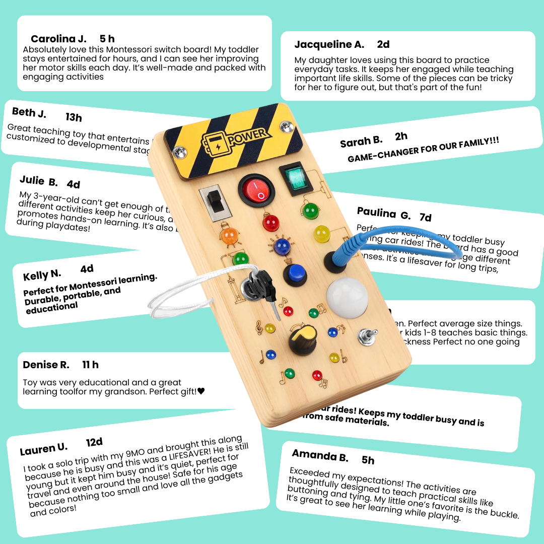 nylyCas™ Montessori Switch Board