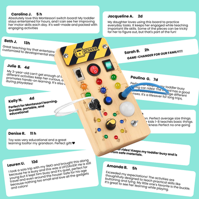 nylyCas™ Montessori Switch Board