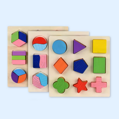 nylyCas™ Montessori Wooden Shape Puzzle
