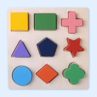 nylyCas™ Montessori Wooden Shape Puzzle