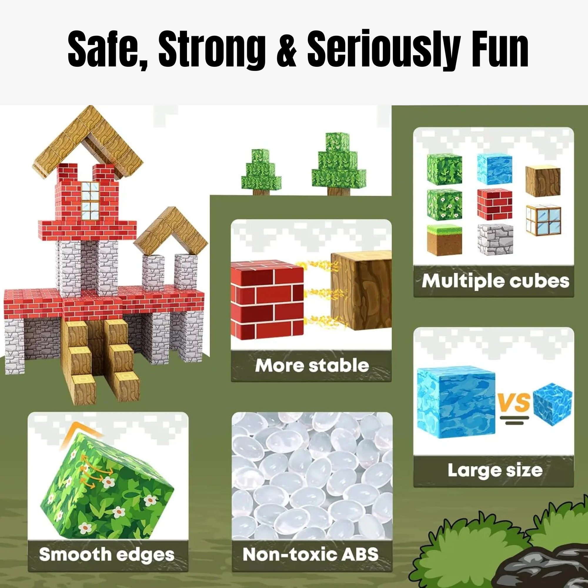 STEM Learning Magnetic Building Blocks