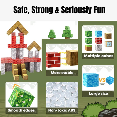 STEM Learning Magnetic Building Blocks