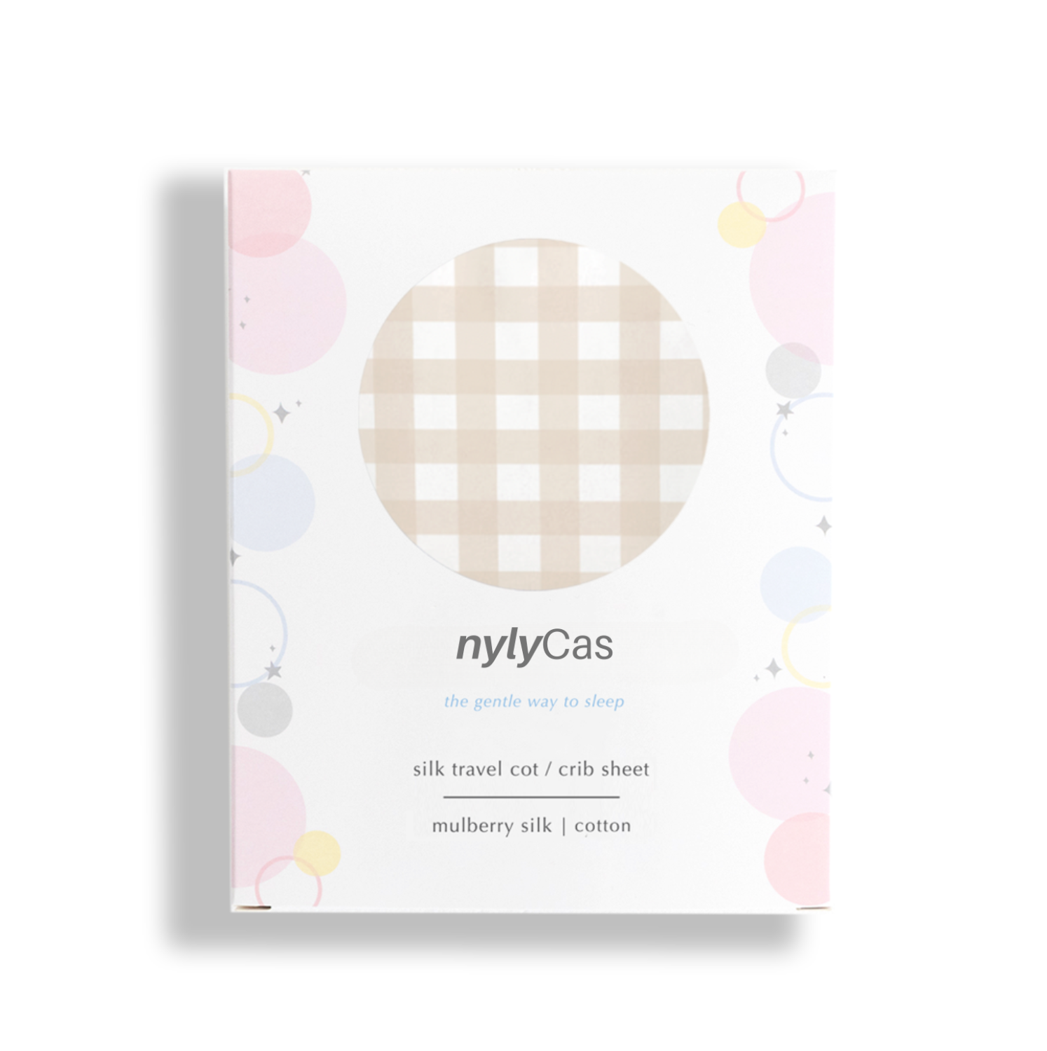 Half Silk Mini Crib/Play Yard Sheet