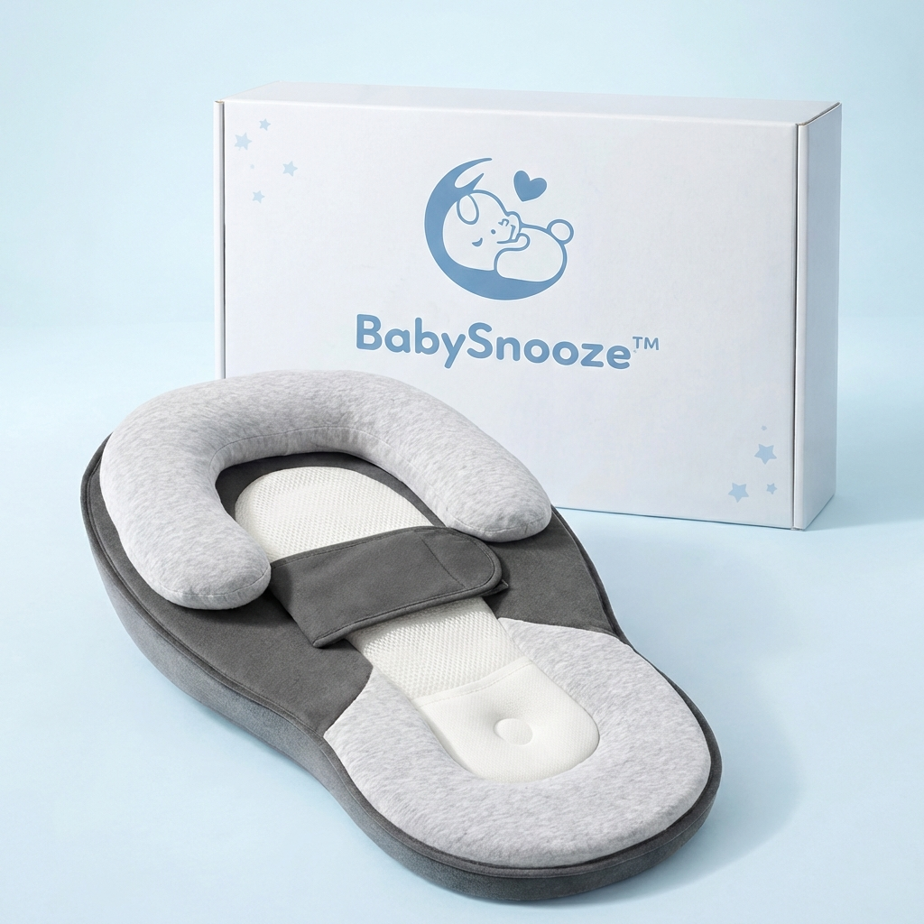 nylyNest™ — Coussin Anti-Reflux Bébé 15° (Reflux & Coliques)