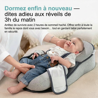 nylyNest™ — Coussin Anti-Reflux Bébé 15° (Reflux & Coliques)