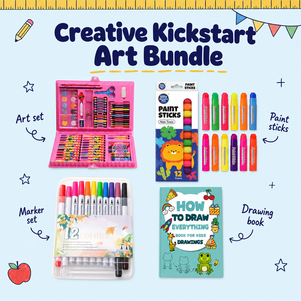 Creative Kickstart Art Bundle (Ages 3–6)