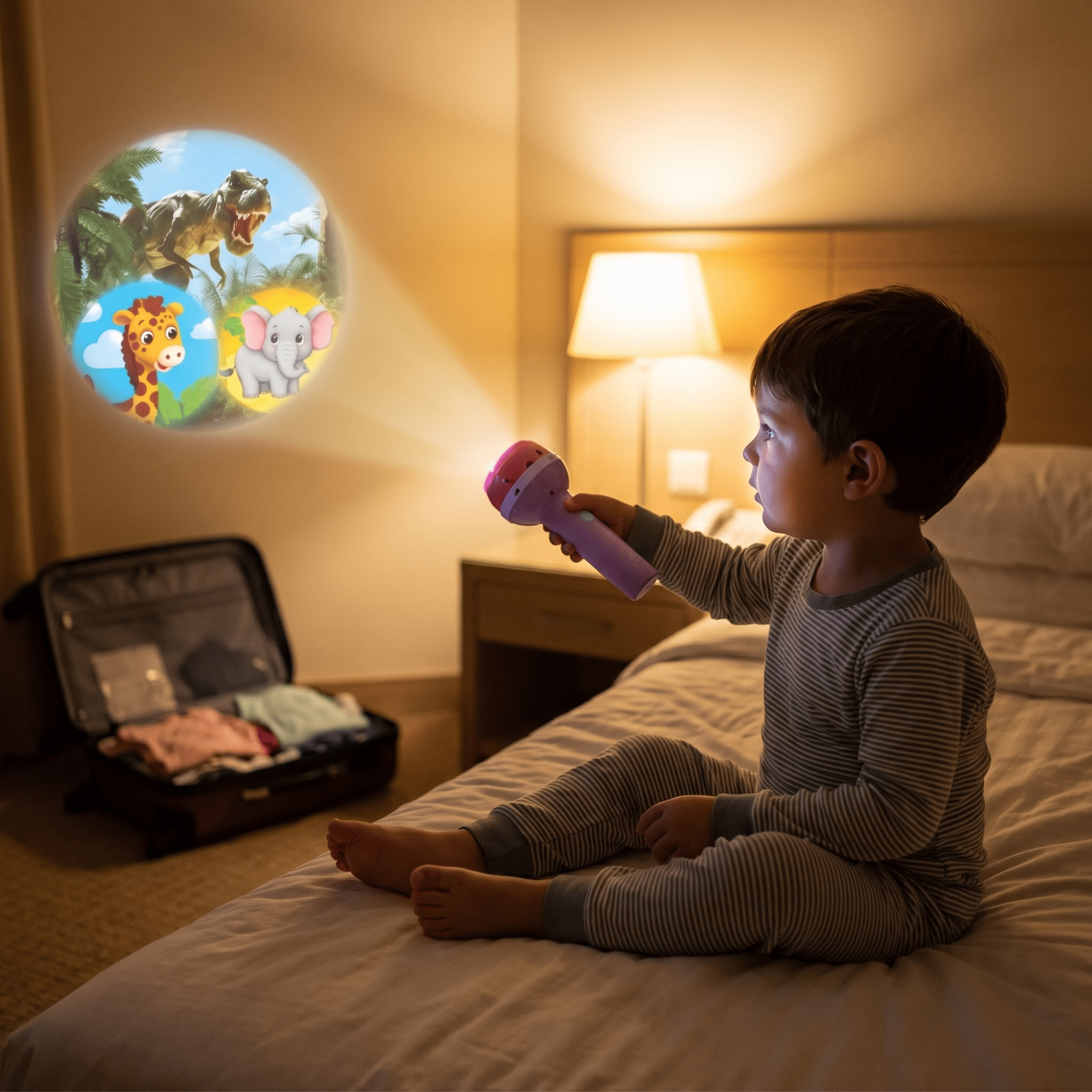 nylyCas™ Animal Story Projection Flashlight