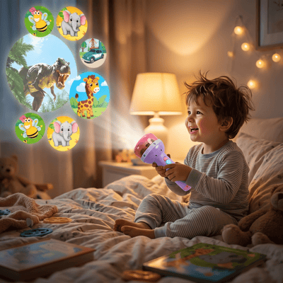nylyCas™ Animal Story Projection Flashlight