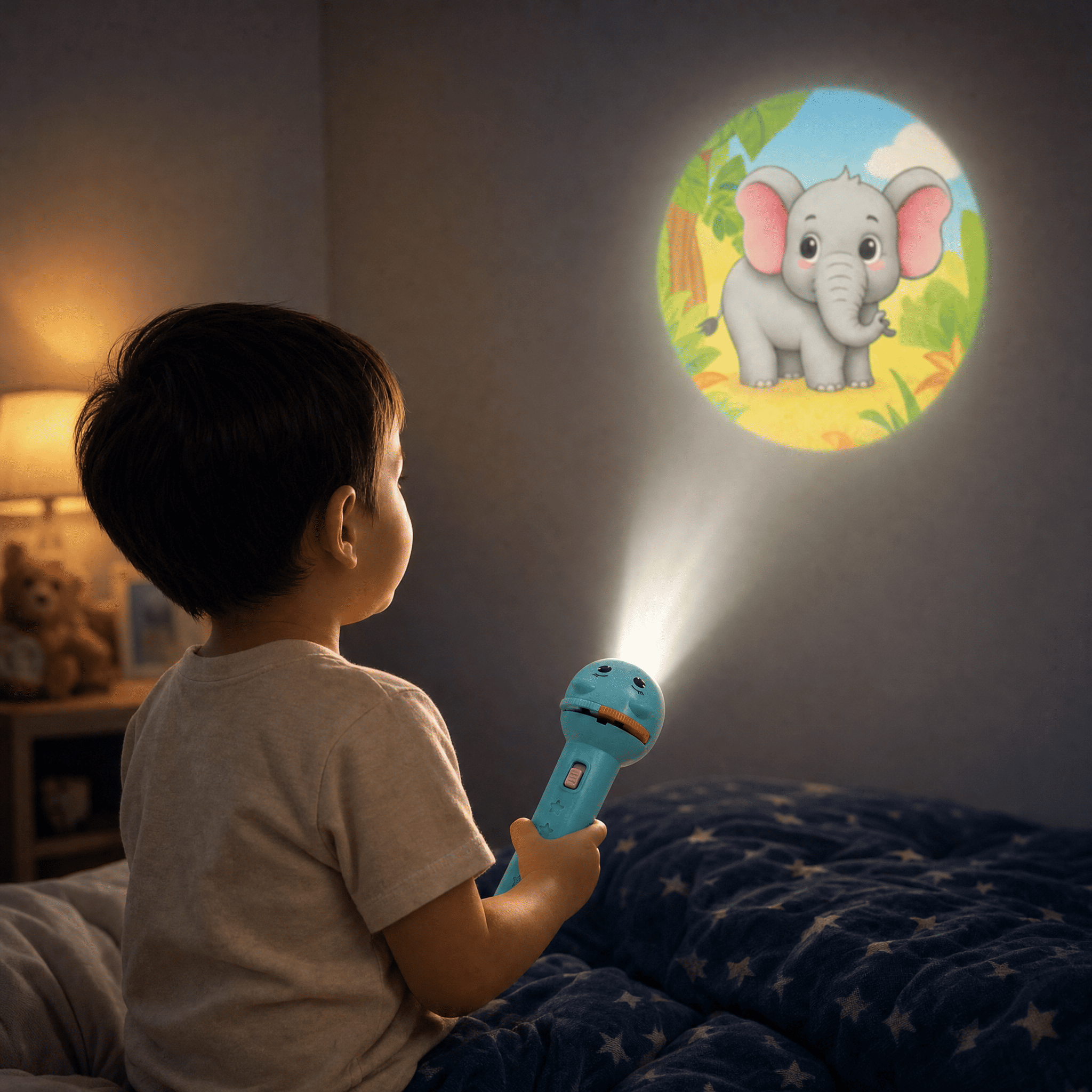 nylyCas™ Animal Story Projection Flashlight