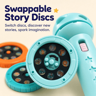nylyCas™ Animal Story Projection Flashlight