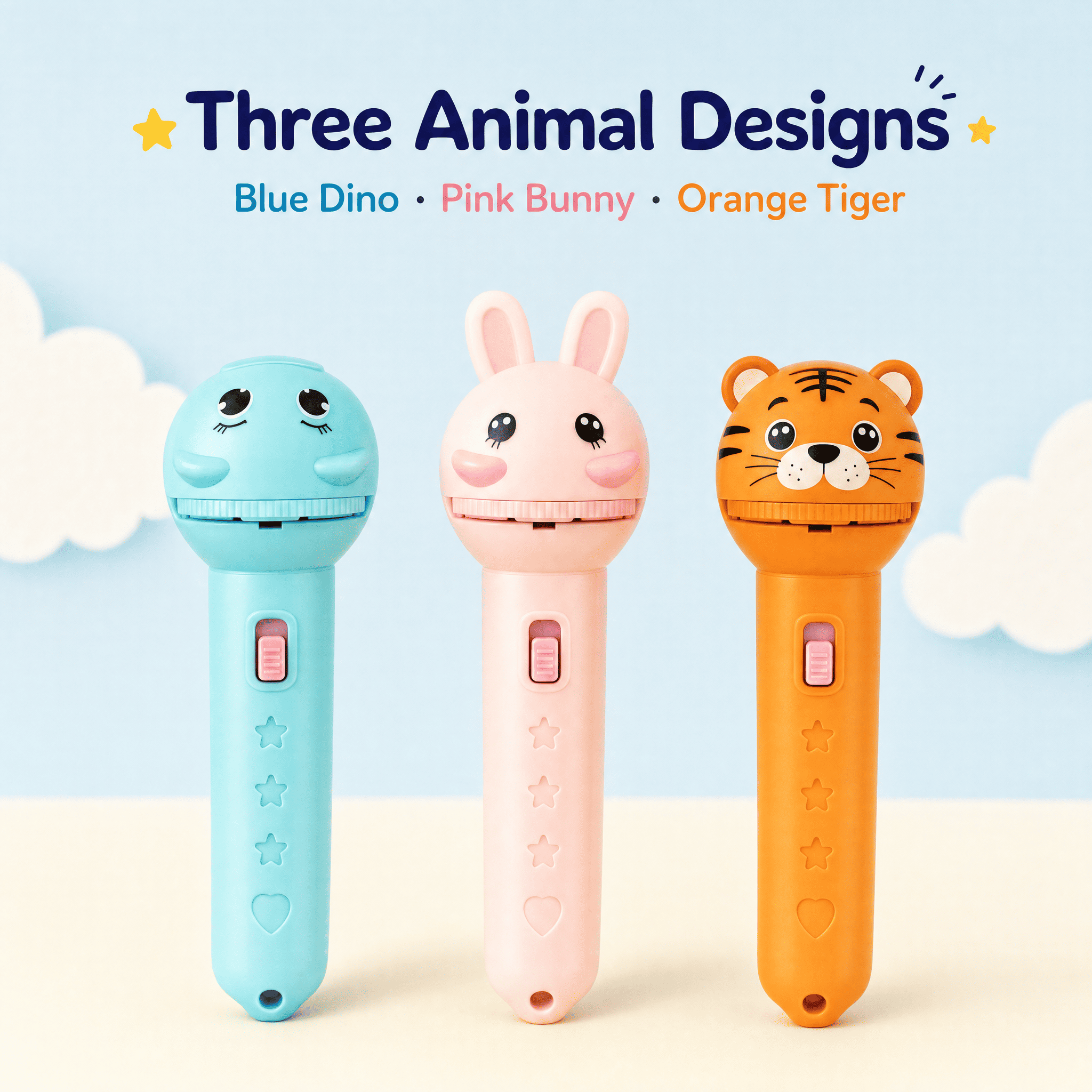 nylyCas™ Animal Story Projection Flashlight