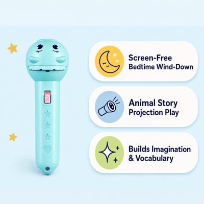 nylyCas™ Animal Story Projection Flashlight