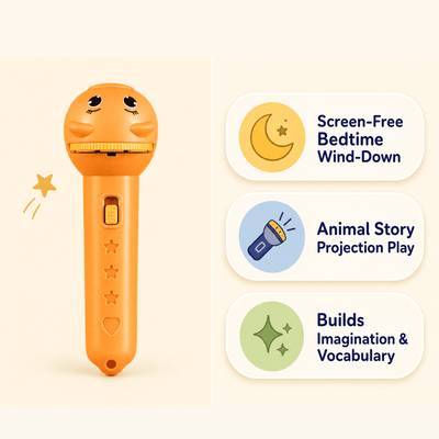 nylyCas™ Animal Story Projection Flashlight