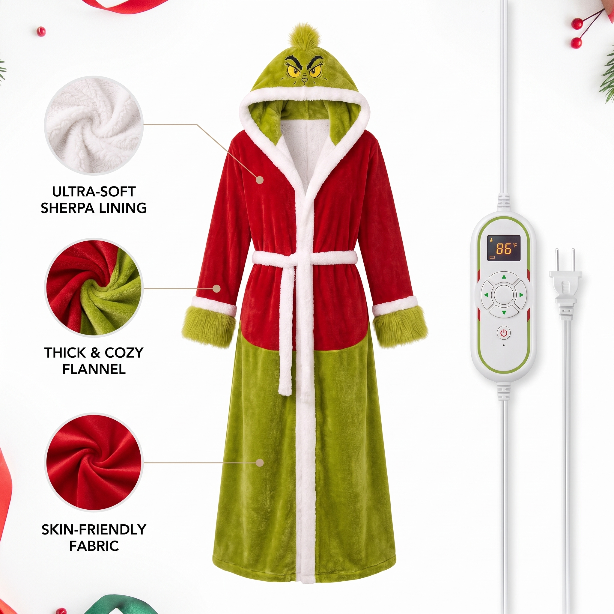 Toasty Grump™ Heated Robe