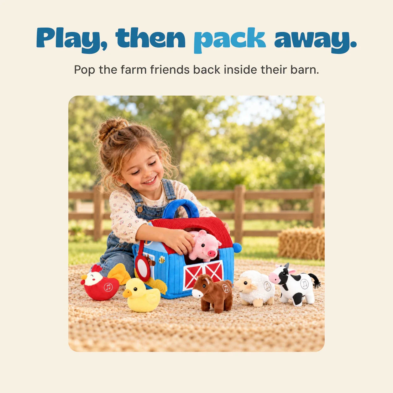 nylyCas™ Farm Friends Soft Play Set