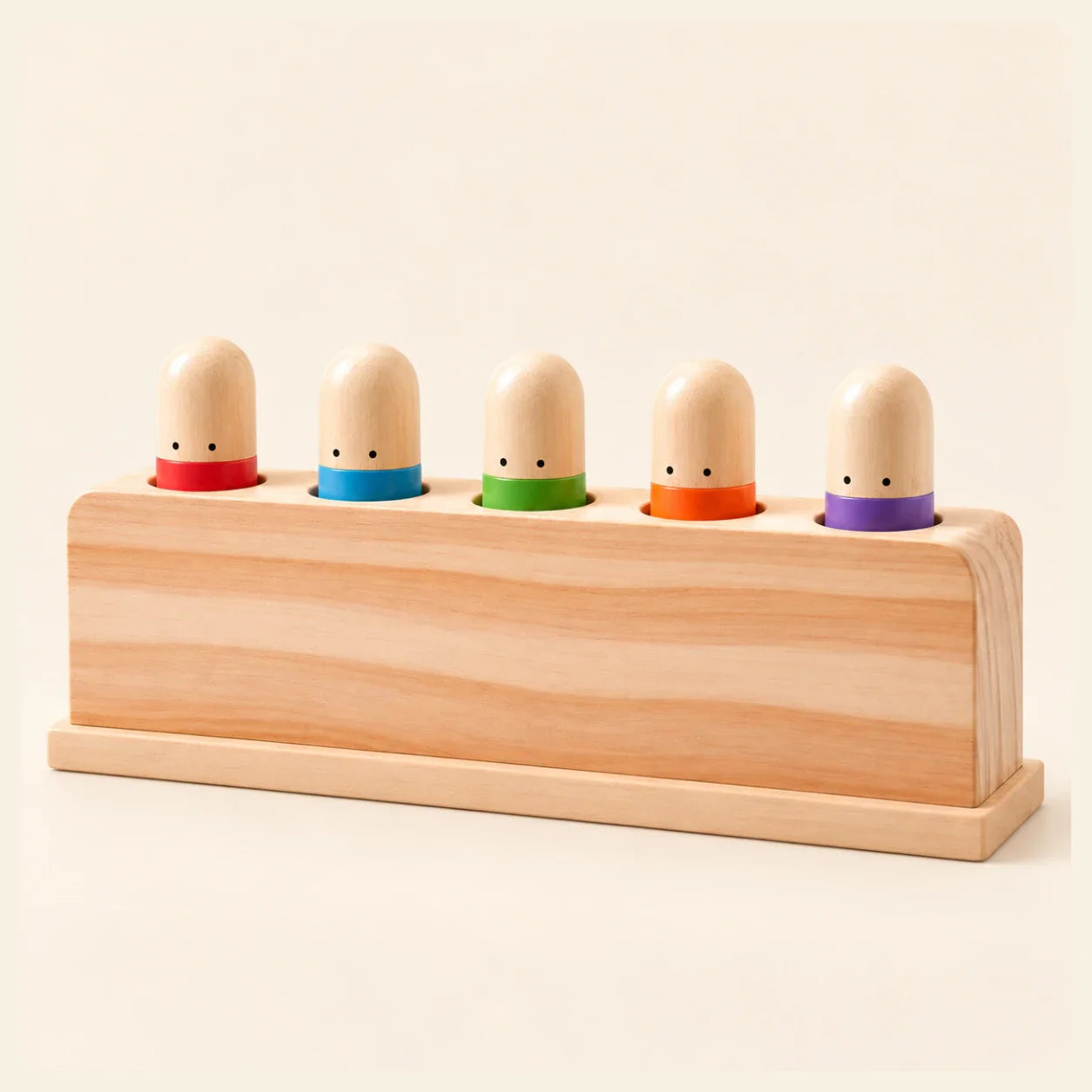 nylyCas™ Pop & Press Wooden Activity Toy