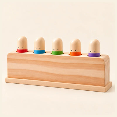 nylyCas™ Pop & Press Wooden Activity Toy