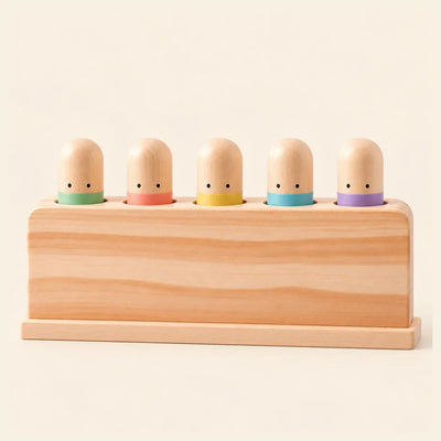 nylyCas™ Pop & Press Wooden Activity Toy