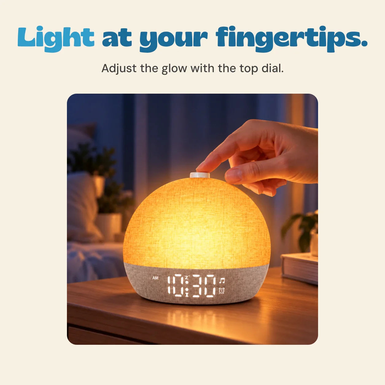 nylyCas™ SunriseGlow Sound Alarm Clock
