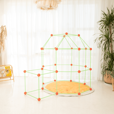 nylyCas® Glow in The Dark Kids Fort With 130 pcs